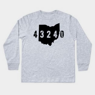 43240 Zip Code Columbus Ohio Polaris Kids Long Sleeve T-Shirt